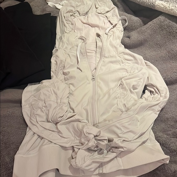 Lululemon Athletica Purple Pleated Button Down Blouse - Picture 3 of 3